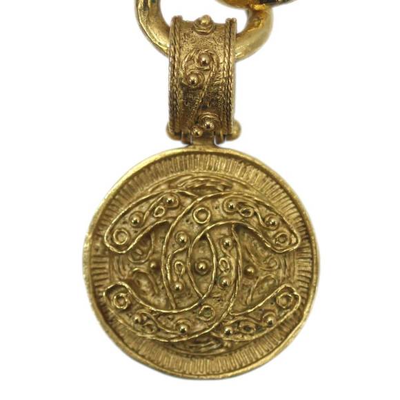 CHANEL Coco Bracelet Red 94A GP Gold 18cm Circumference - Picture 5 of 7